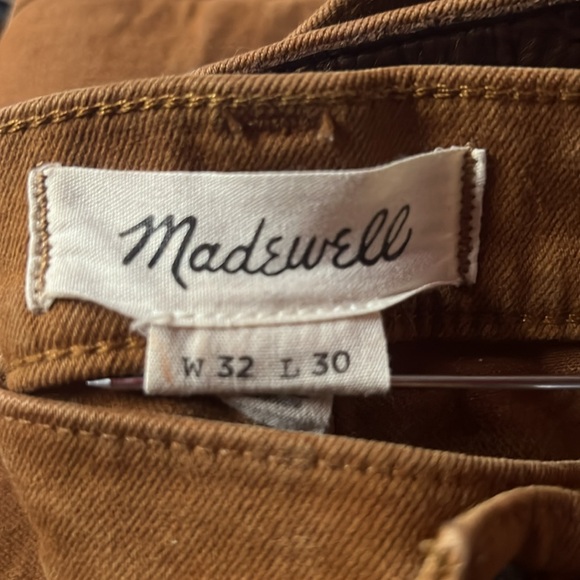 Madewell Rust/Brown Denim Jeans - Picture 7 of 7